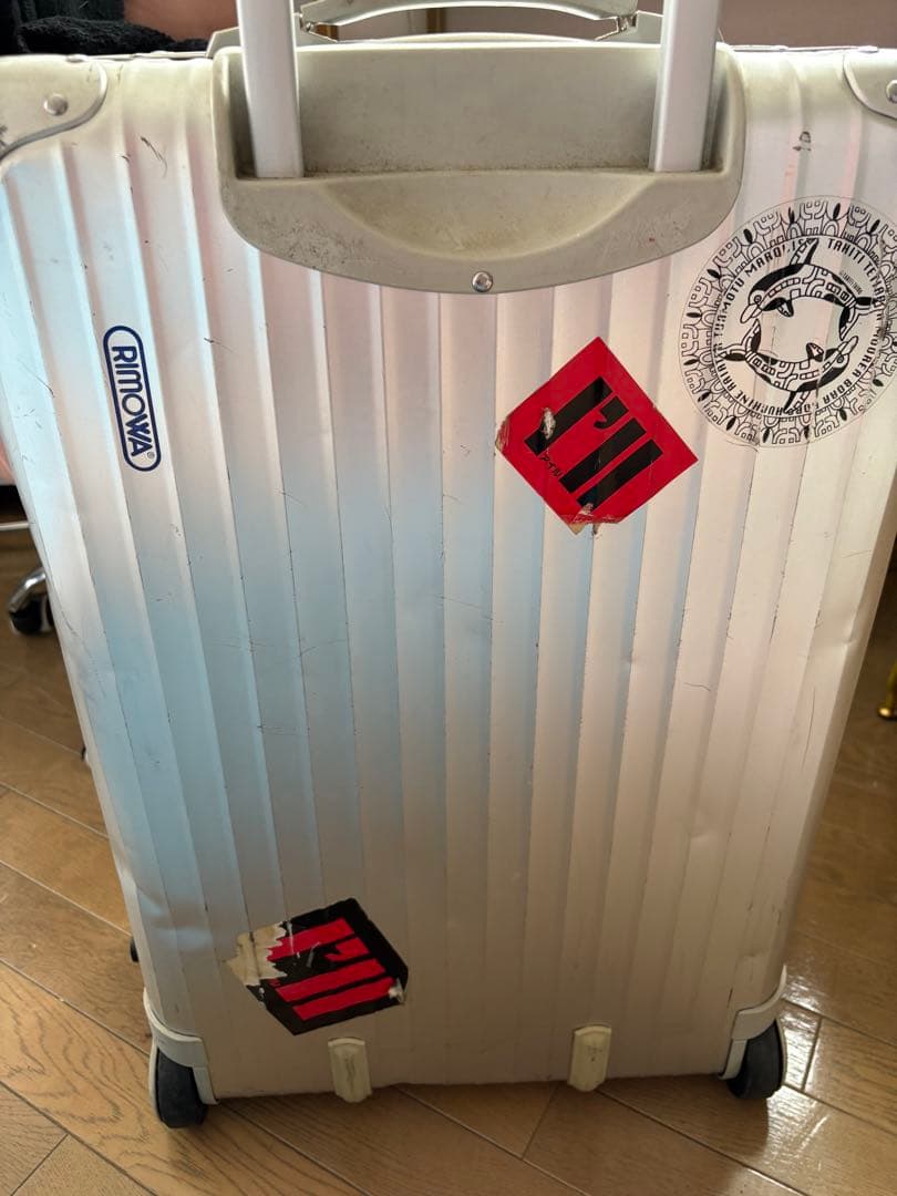 ヴィンテージRIMOWA ◇00年購入トパーズ 930631◇リモワ 廃盤 二輪