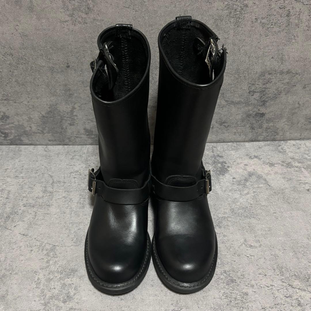 極美品　フライ　FRYE エンジニアブーツ　本革　ブラック　アメリカ製　2109
