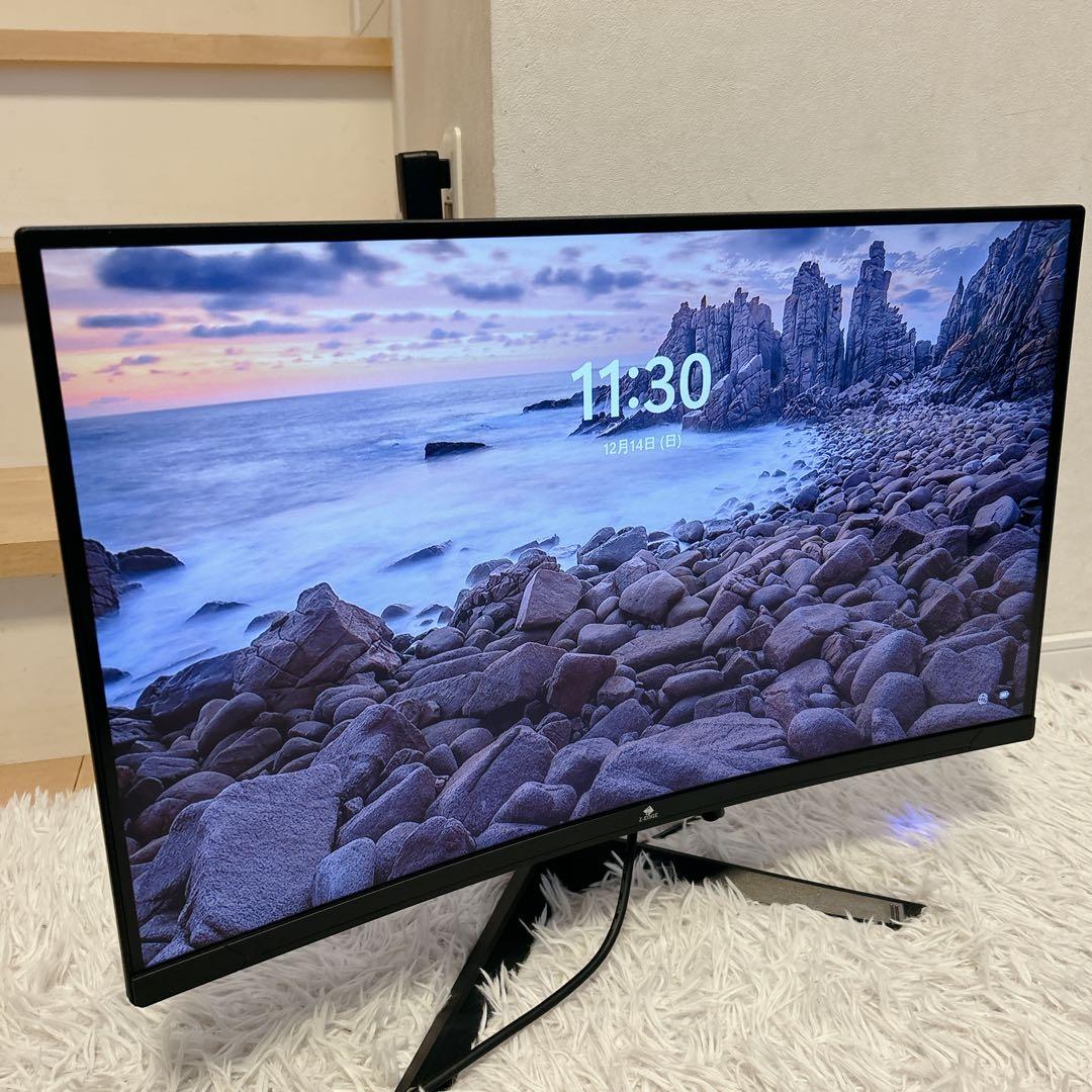 【美品】Z-EDGE UG27S 27インチ 湾曲 ゲーミング　モニター