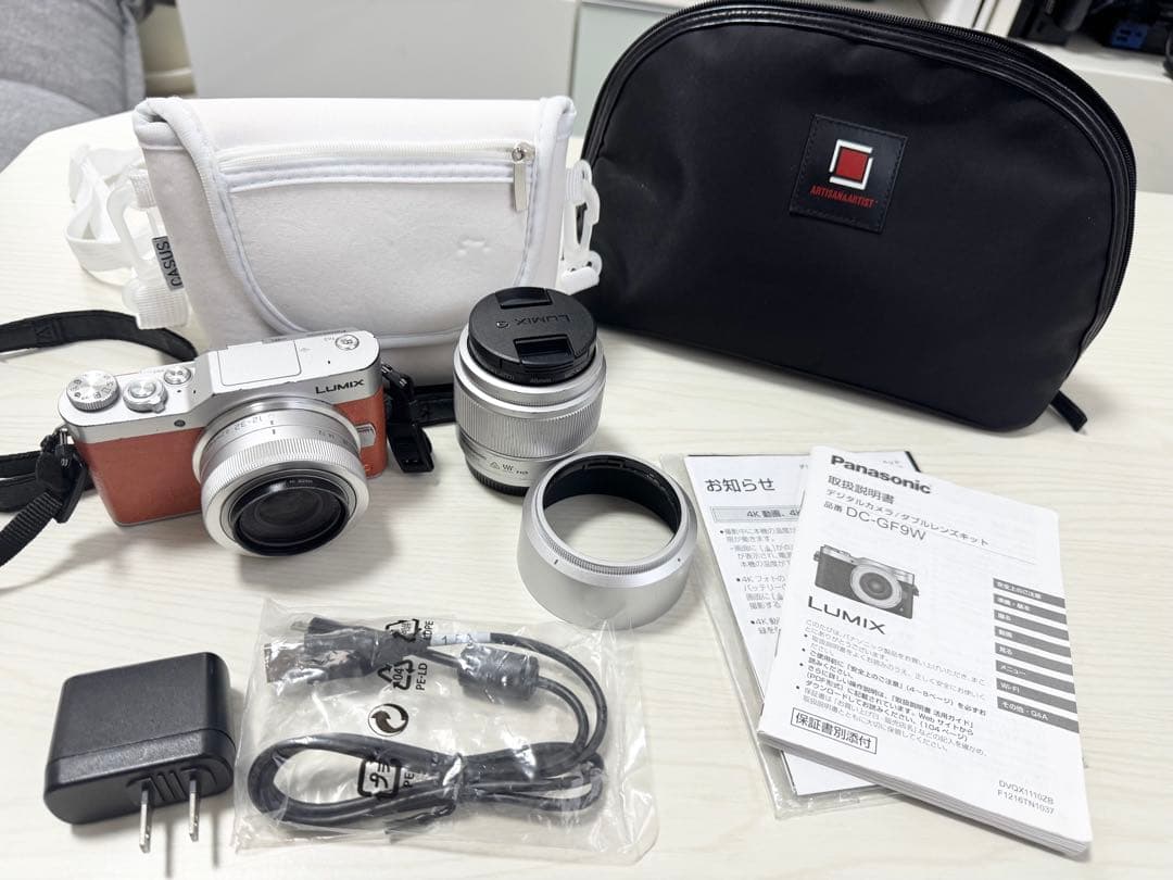 【簡易三脚&収納ポーチ2種付】Panasonic LUMIXダブルレンズキット