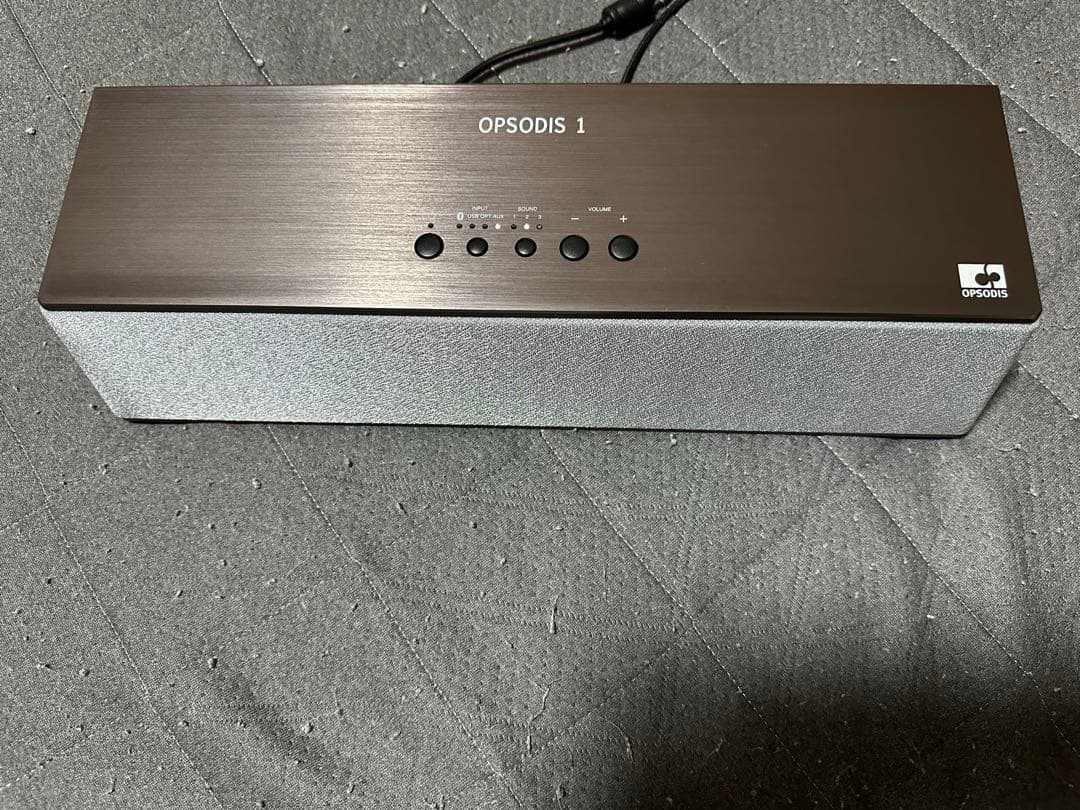 動作確認済　OPSODIS 1 アクティブスピーカー　鹿島　シルバー