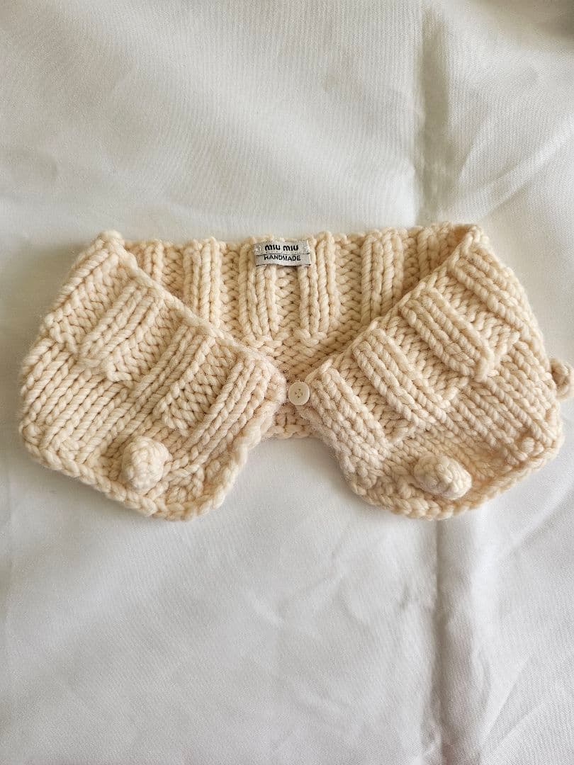 MIU MIU 　ミュウミュウ　ニットカラー　つけ襟　レディース