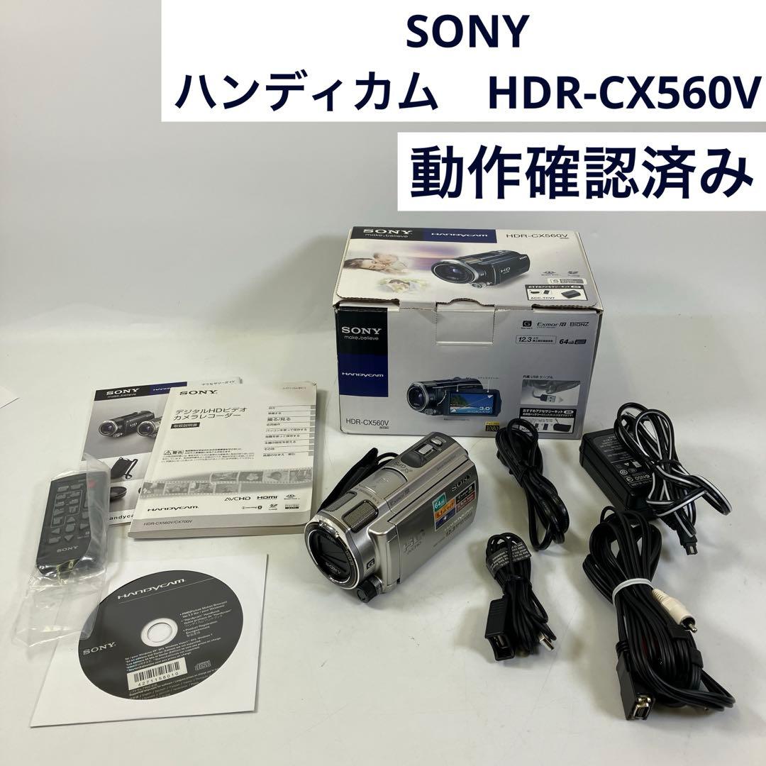 【美品・動作確認済】 SONY ソニー ハンディカム HDR-CX560V