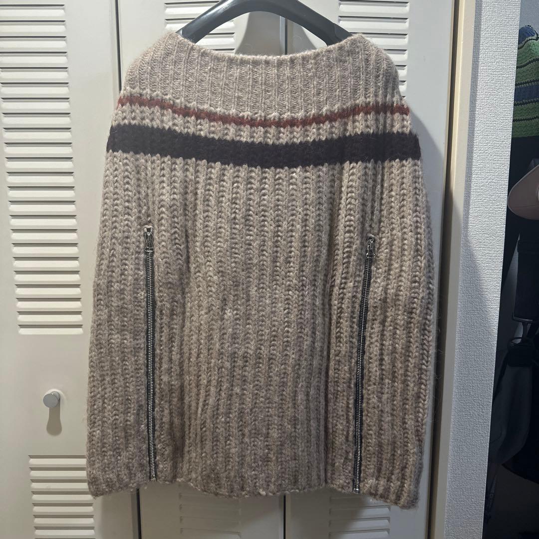 こ*わ様 RAF SIMONS ケーブルニット　ジップニット