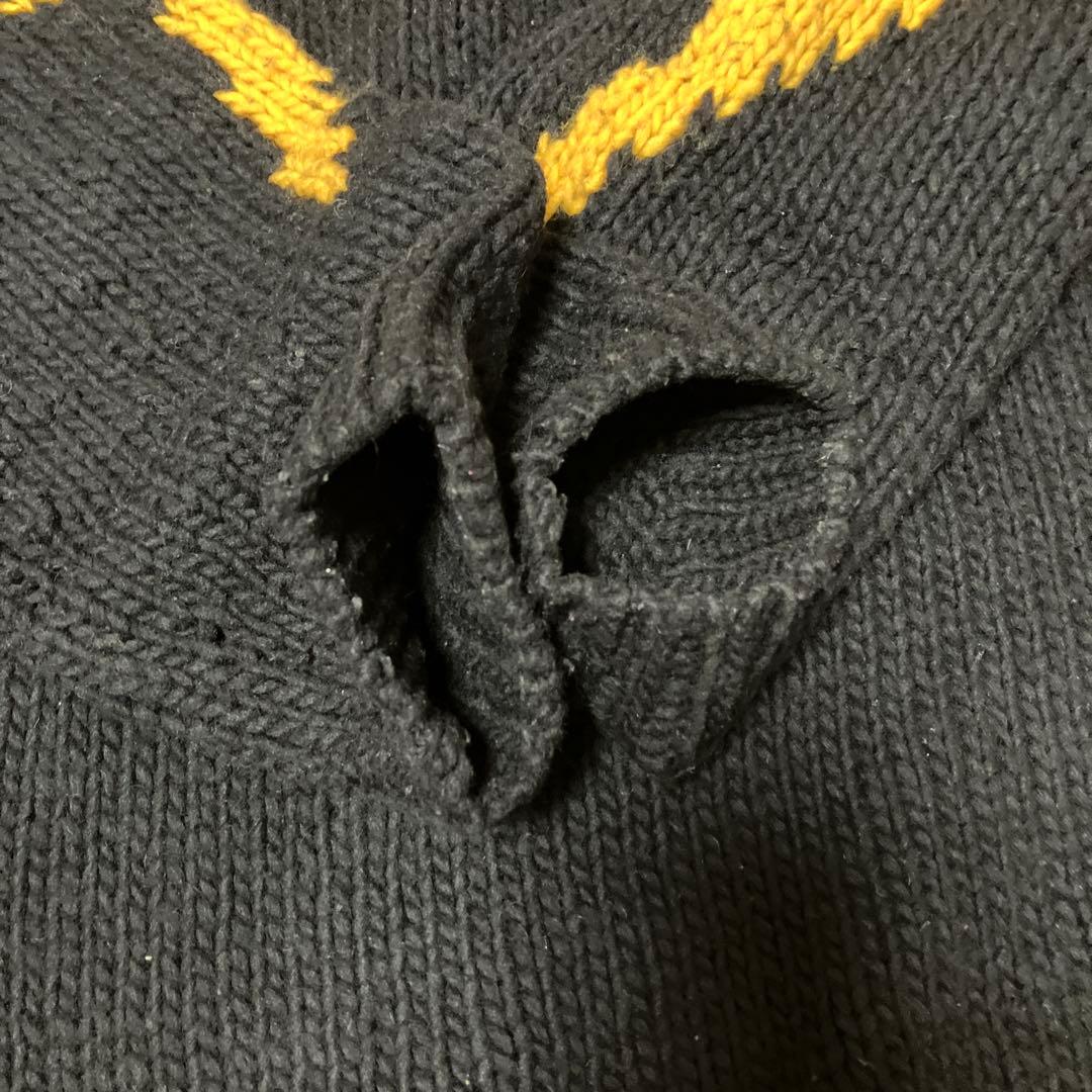 スリフティールック　手編みニット　サンダー