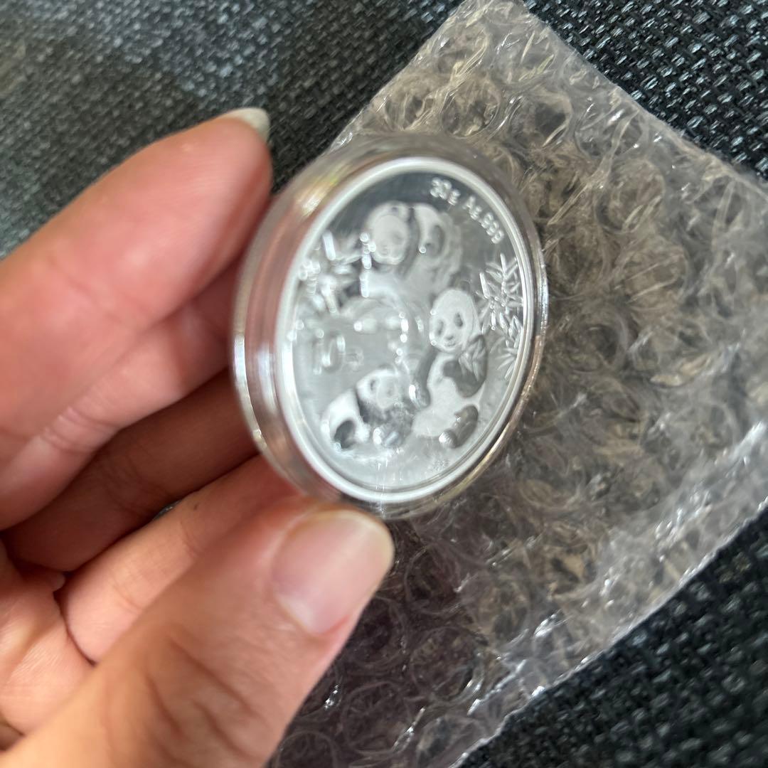 純銀　2025 中国　パンダ　30g