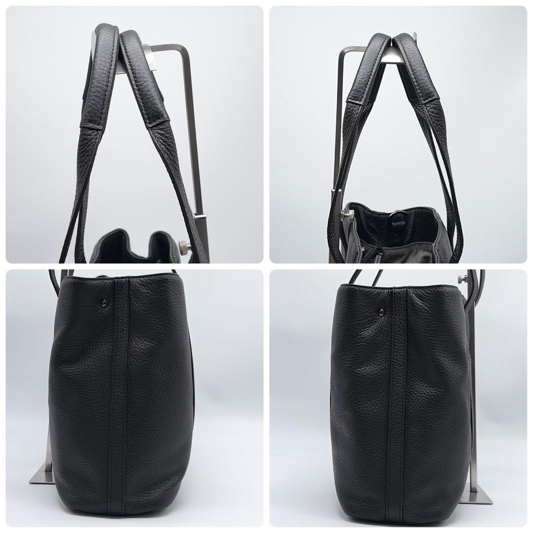 現行✨フジタカ アルタ レザー トートバッグ 2way 肩掛け ショルダー 黒