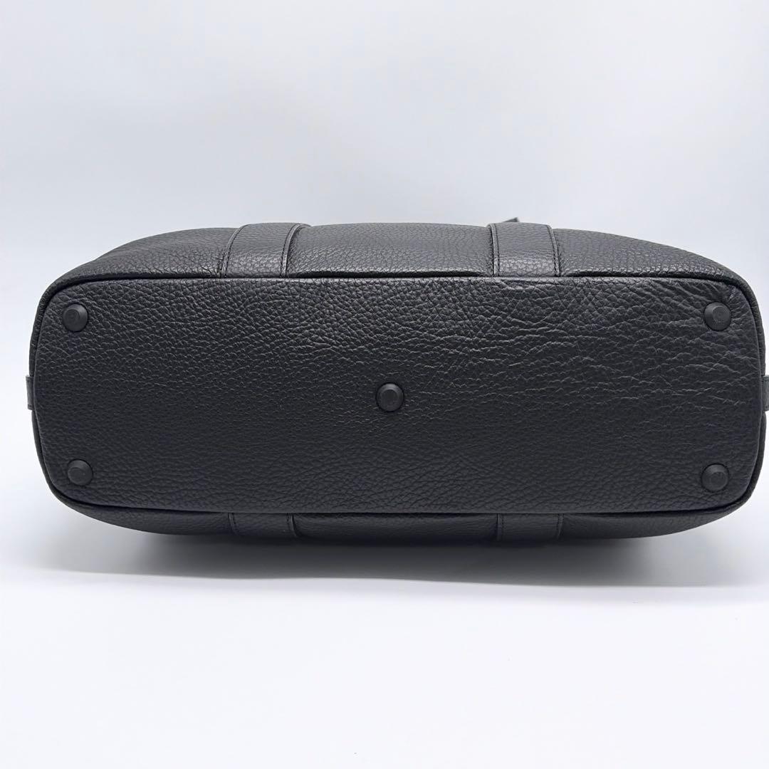 現行✨フジタカ アルタ レザー トートバッグ 2way 肩掛け ショルダー 黒