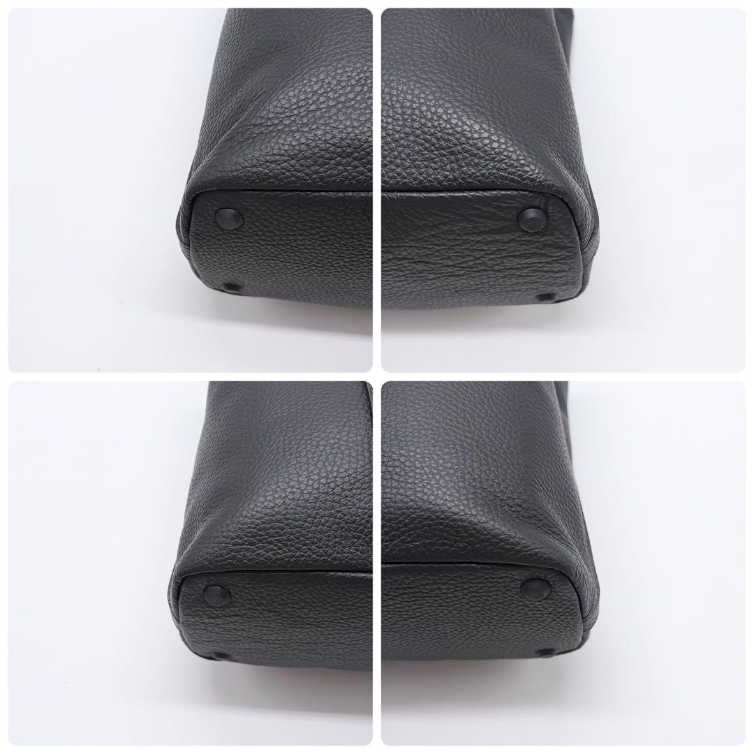 現行✨フジタカ アルタ レザー トートバッグ 2way 肩掛け ショルダー 黒