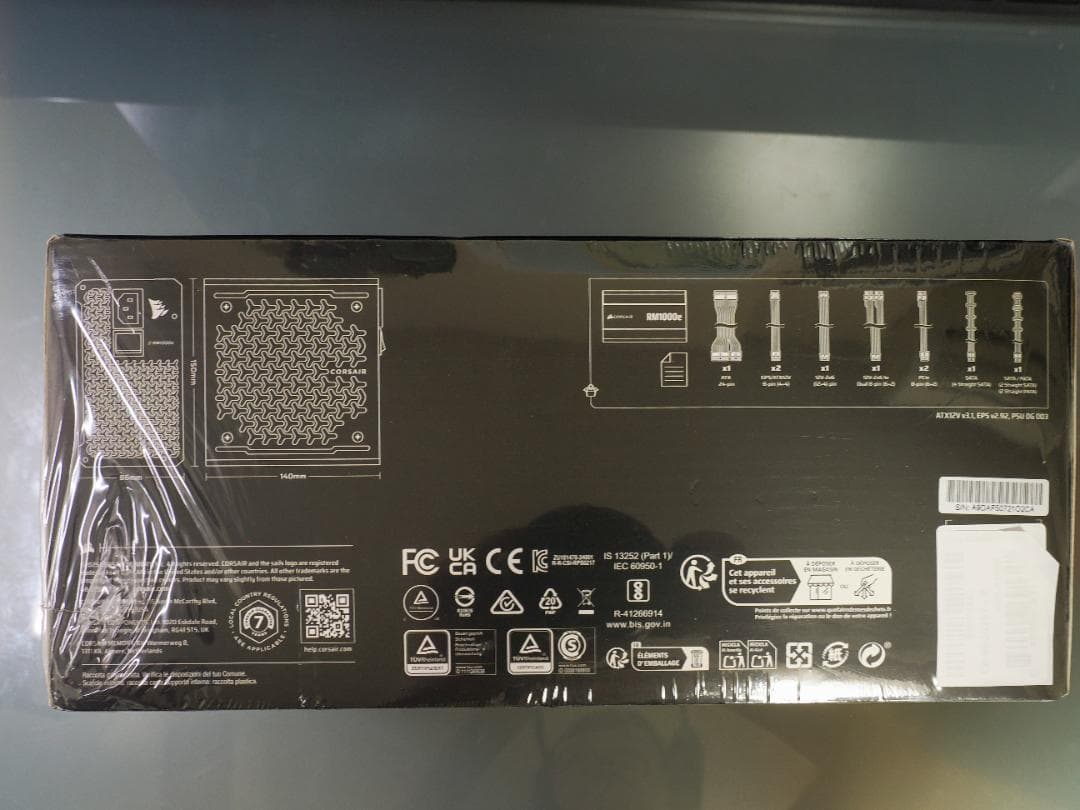 の*き様 Corsair RM1000e フルモジュラー電源