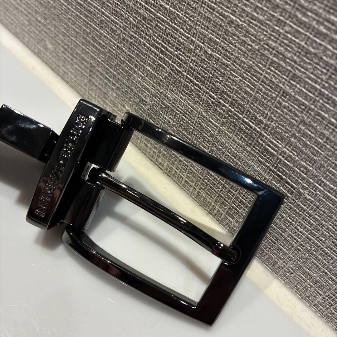 EMPORIO ARMANI リバーシブル　メンズ　ベルト　黒 茶