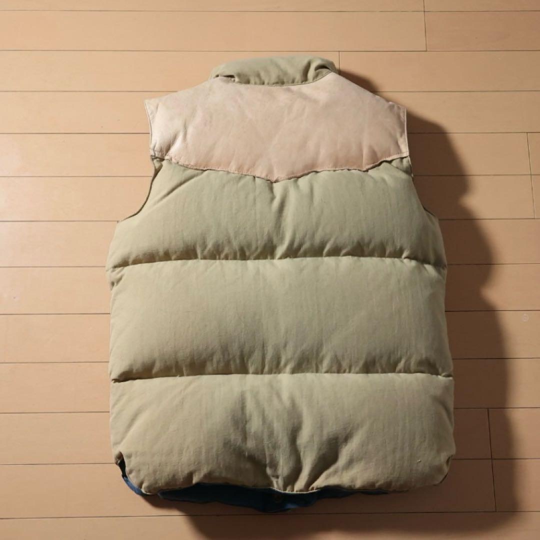 WAREHOUSE ダブルワークス ロッキーマウンテン ダウンベスト M