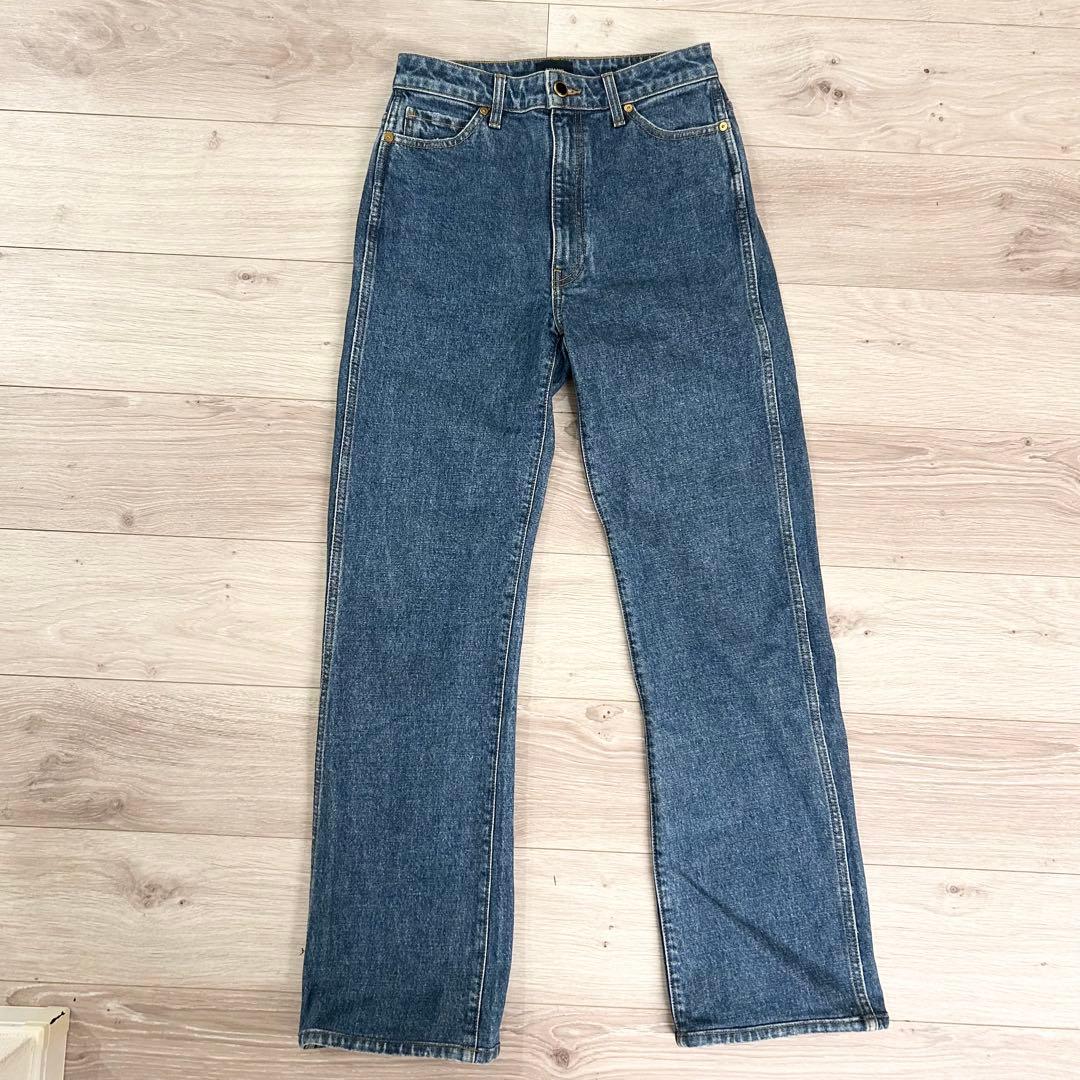 KHAITE Daniella ハイウェスト　ストレートワイドデニム W27