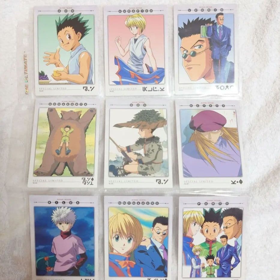 c*7様 【9枚】ハンター✕ハンター カードダスマスターズ2000初版no.1-