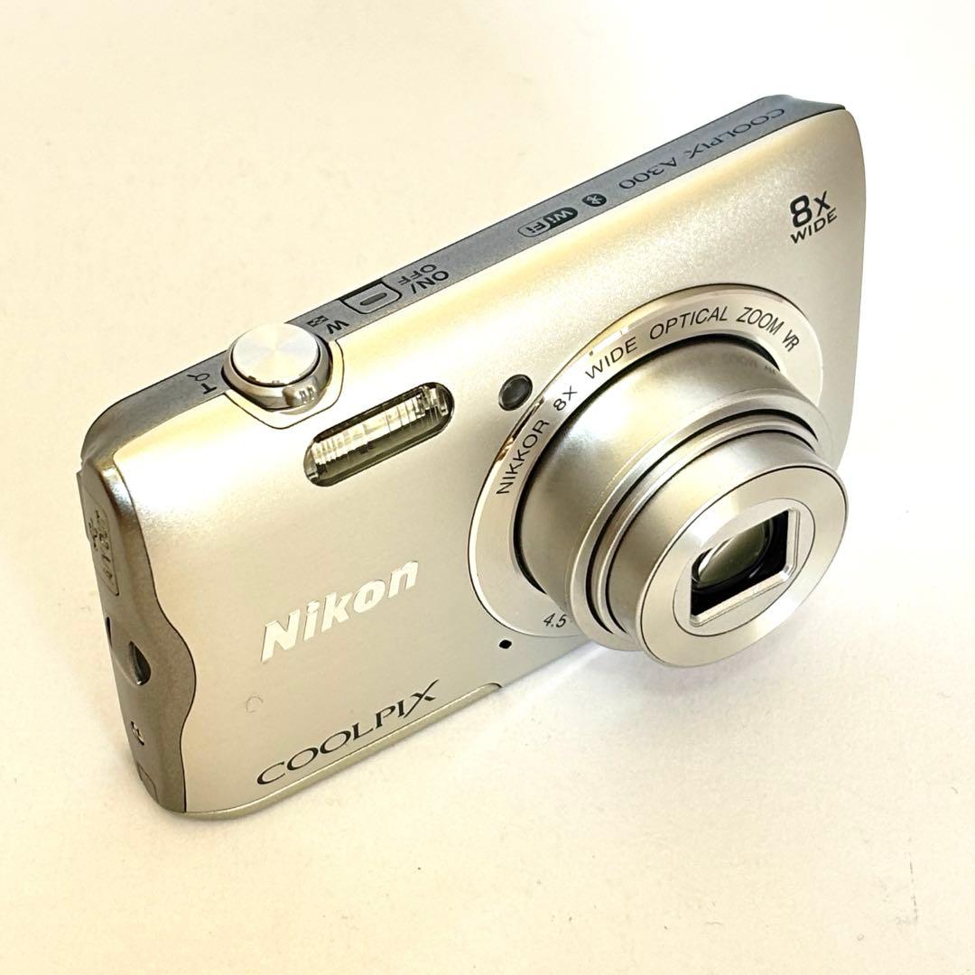【美品】Nikon coolpix A300 ニコン　デジガメ　SDカード2GB