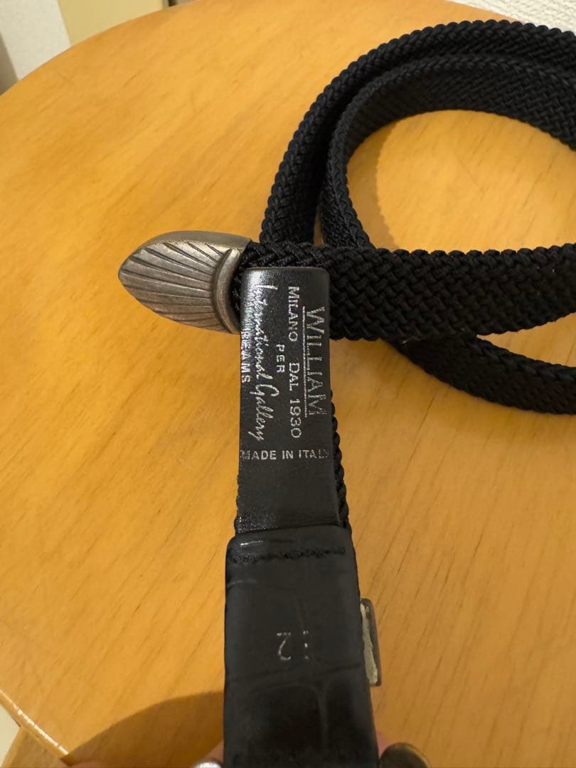 William ゴムメッシュ ウエスタンベルト ウィリアム