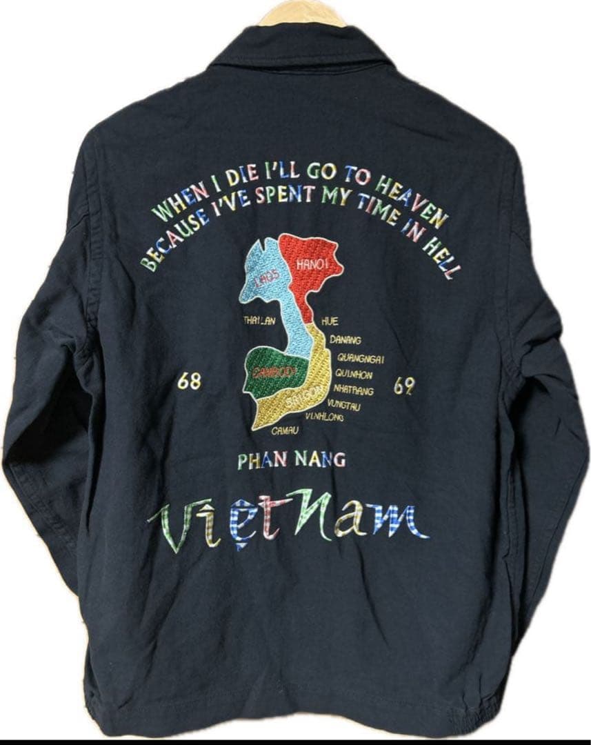 お*れ様 HOUSTON 51353 COTTON LINEN ベトジャン