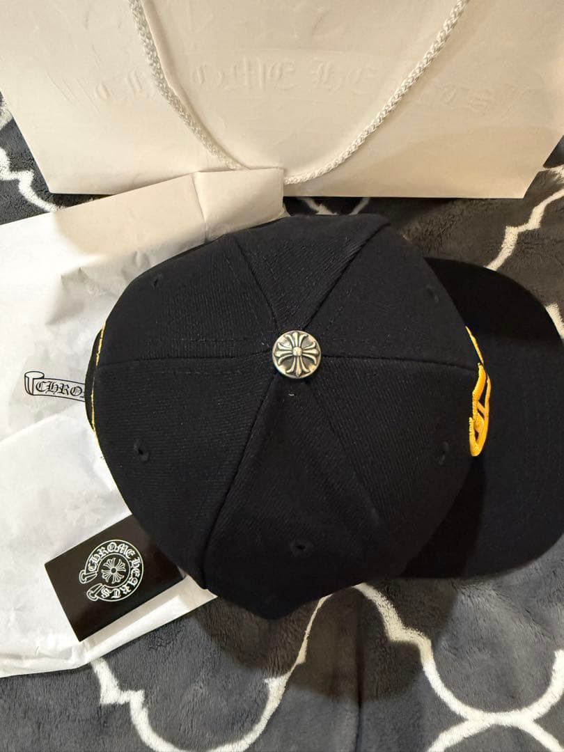 【山本由伸選手着用】クロムハーツ ベースボールキャップ　黒 ブラック