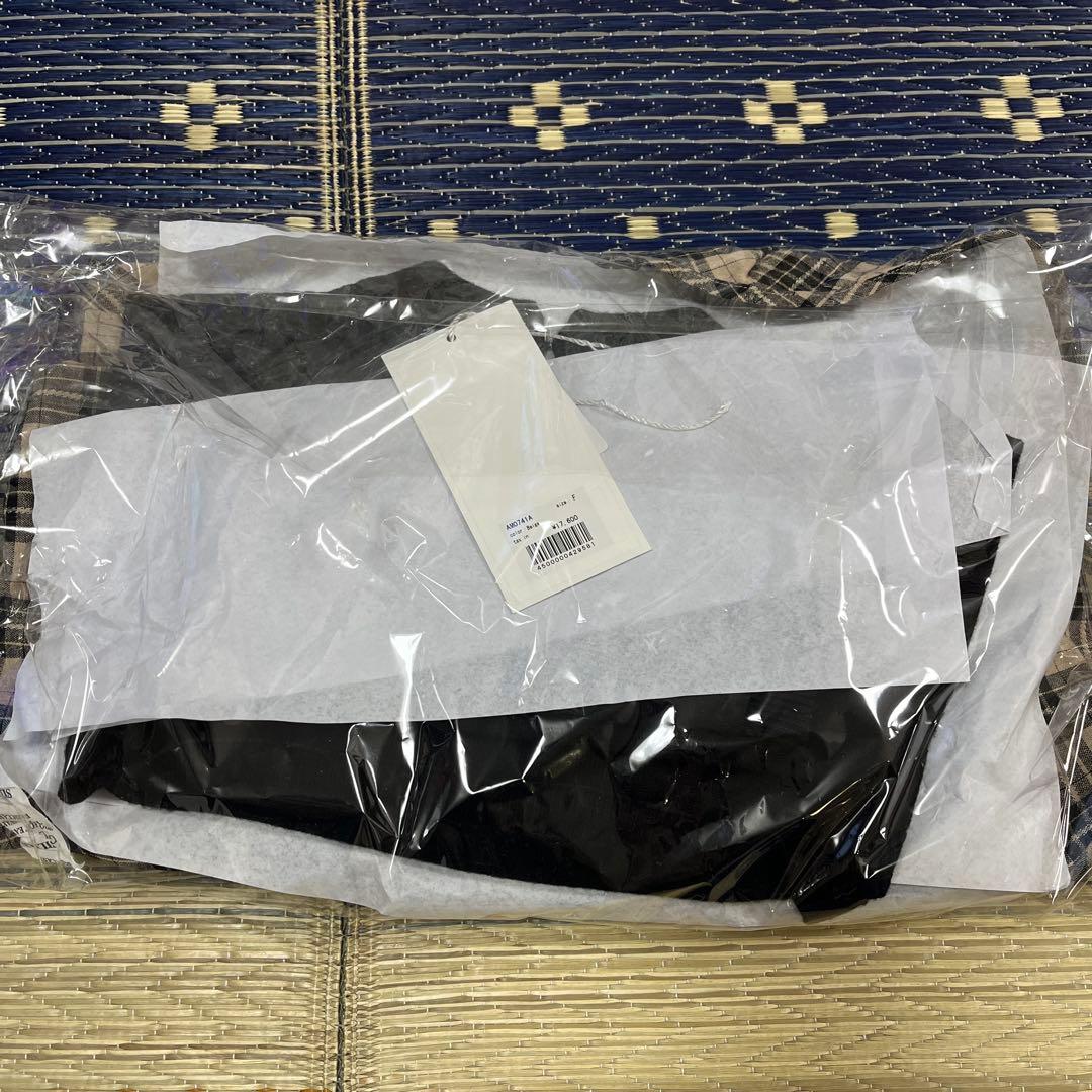 ワンピース ANDMARY Nadia check long dress Beige