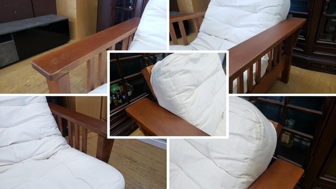 バグってはにぃ　H13 希少FUTON By L.L Bean　ソファ