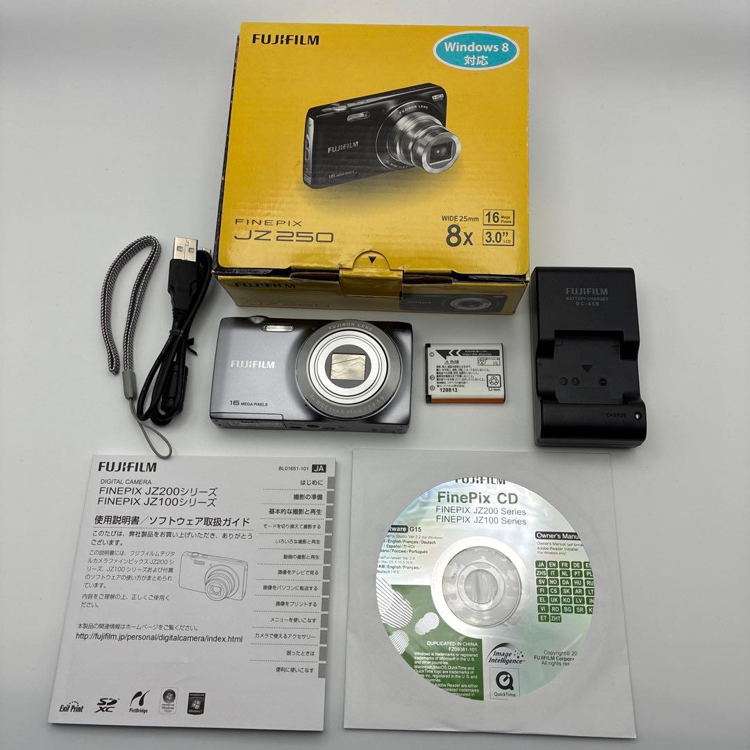 Fujifilm FinePix JZ250 コンパクトデジタルカメラ　　A32