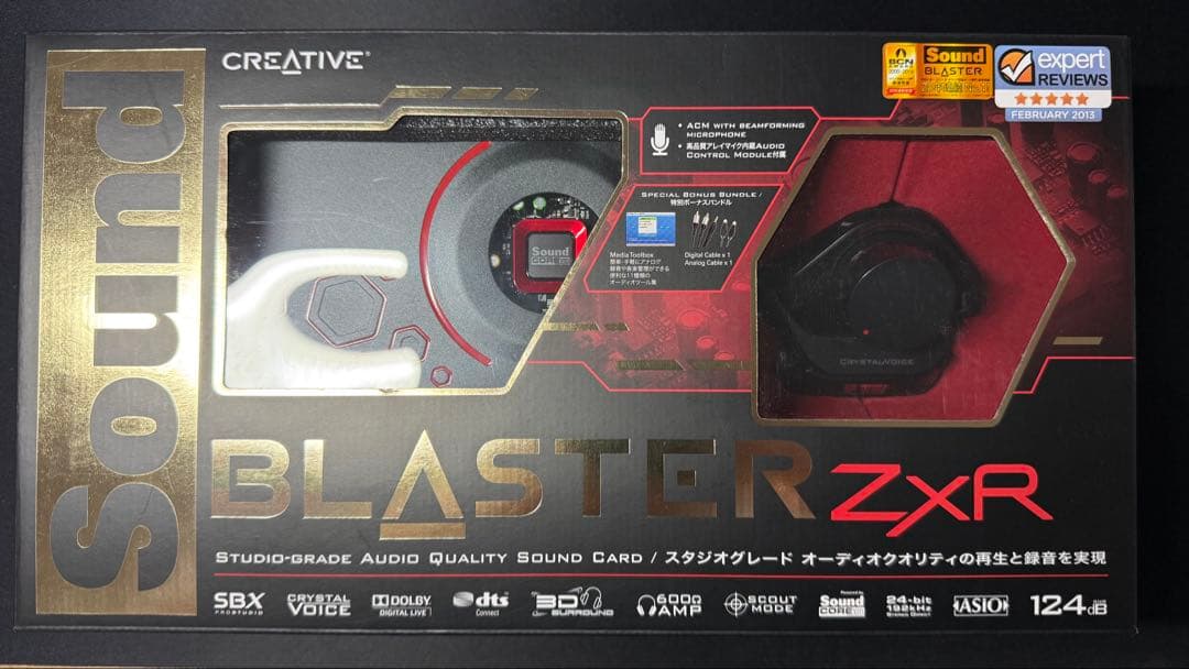 ハイレゾ対応サウンドカード Creative Sound Blaster ZxR