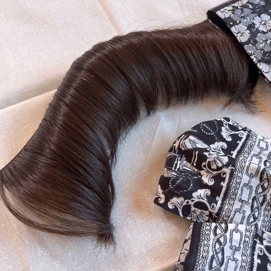 BAREN バレン　スカーフハット　前髪ウィッグ付き　ゆるカール