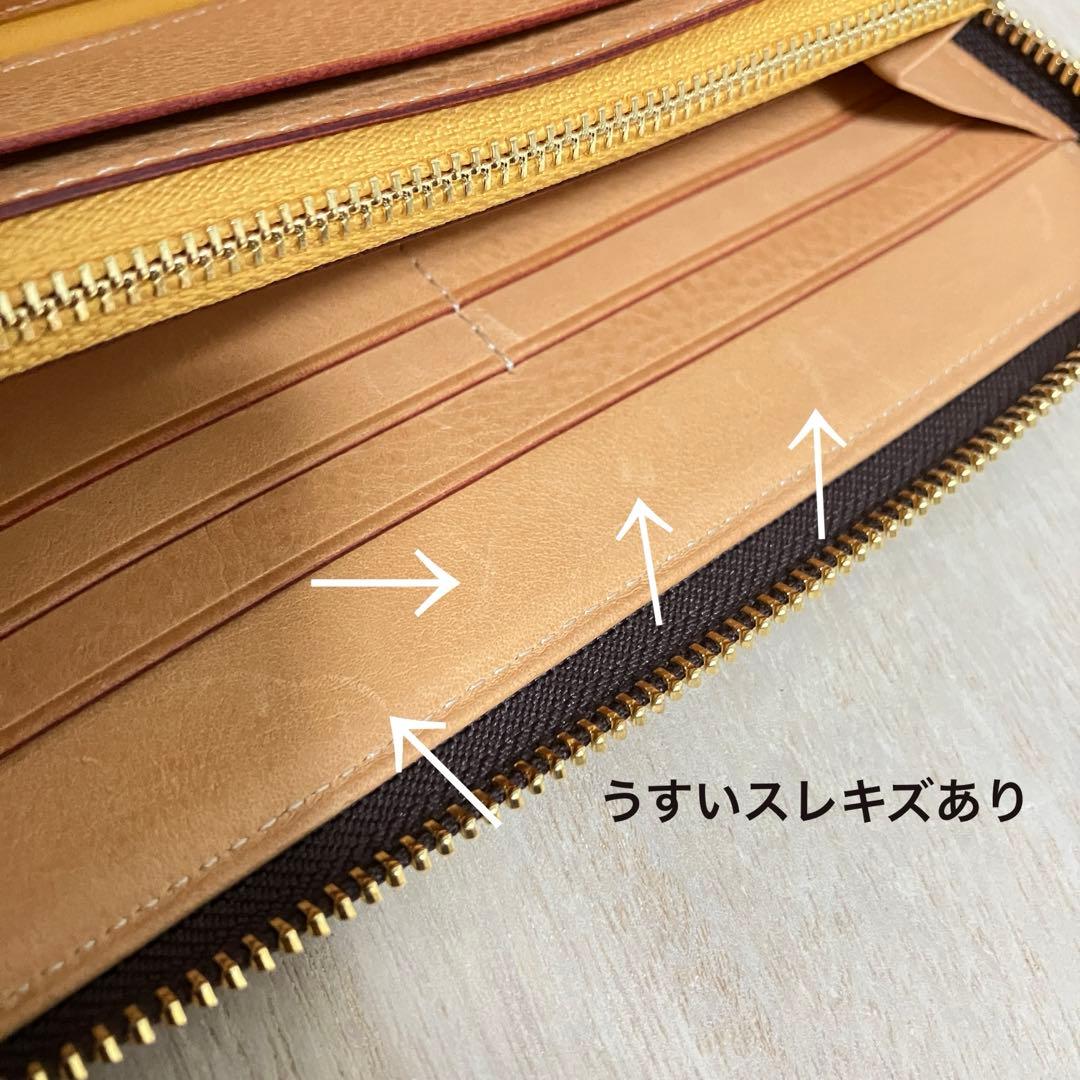 訳あり極美品✨GANZO✨ガンゾ✨ブライドル✨ラウンドZIP✨長財布✨ブラウン