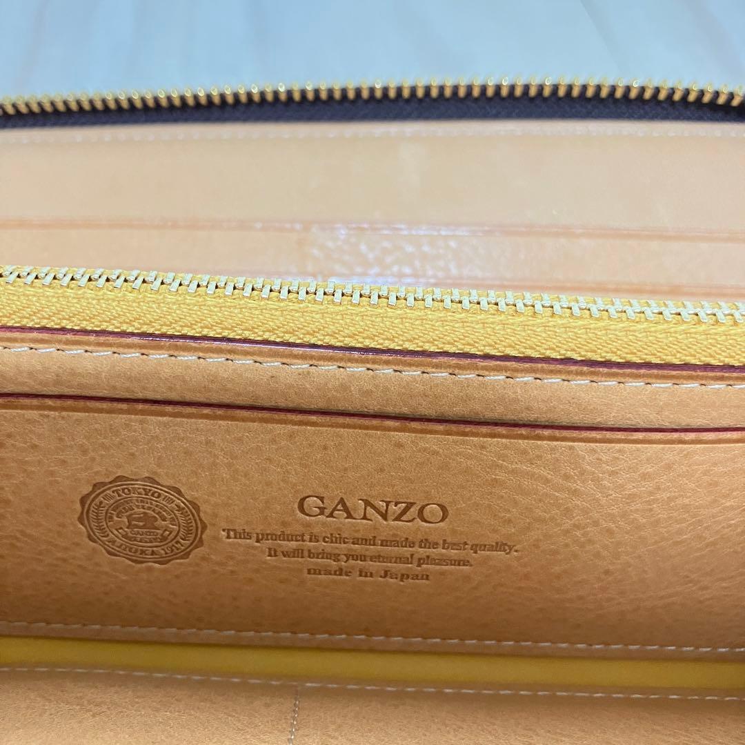 訳あり極美品✨GANZO✨ガンゾ✨ブライドル✨ラウンドZIP✨長財布✨ブラウン