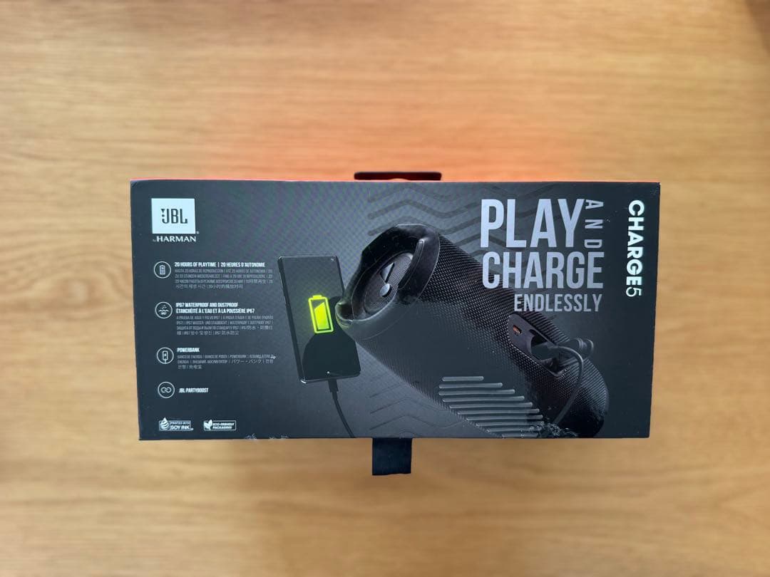 ［超美品•使用1回のみ］JBL Charge 5 ワイヤレススピーカー