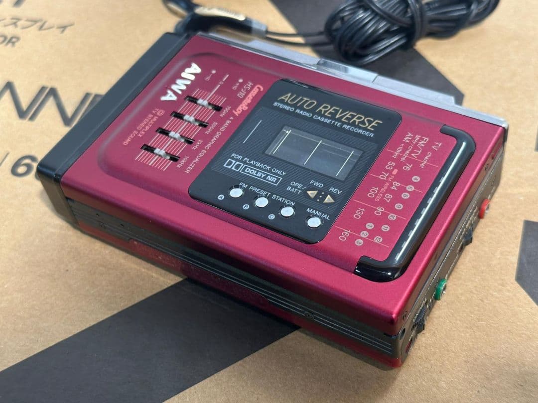 AIWA HS-J10 ステリ―オラジオカセットレコ―ダ―