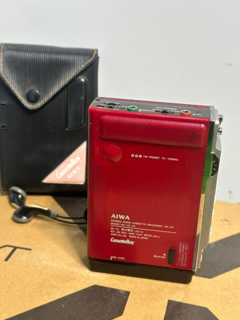 AIWA HS-J10 ステリ―オラジオカセットレコ―ダ―