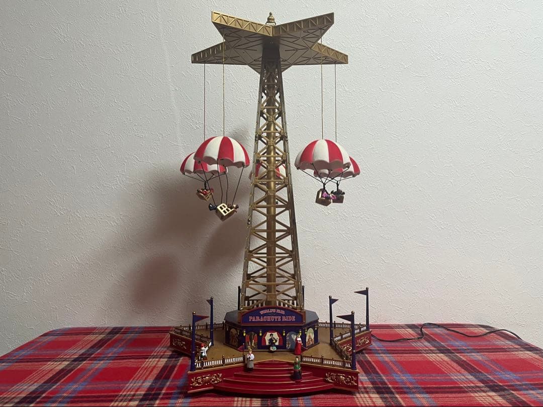 ミスタークリスマス カルーセル パラシュート オルゴール ジャンク品