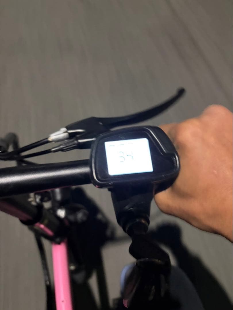 ピンク 折りたたみ 電動アシスト自転車