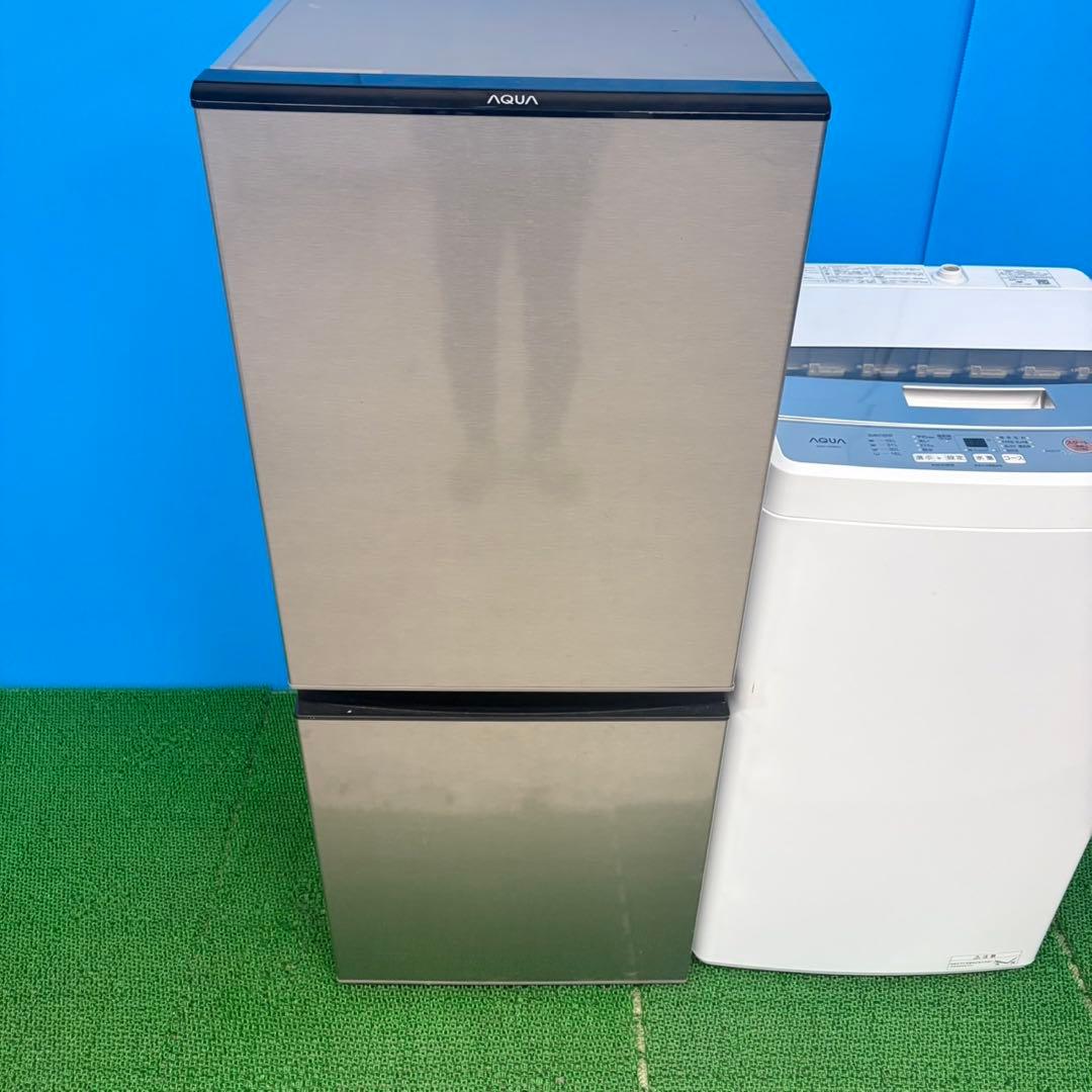 696 2022年製　AQUAセット　冷蔵庫　洗濯機　小型　一人暮らし　極美品