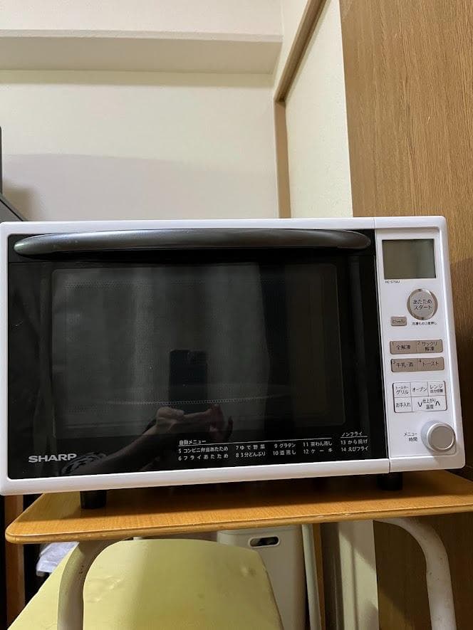 き*こ様 SHARP 電子レンジRE-S75AJ ホワイト 回転皿付き