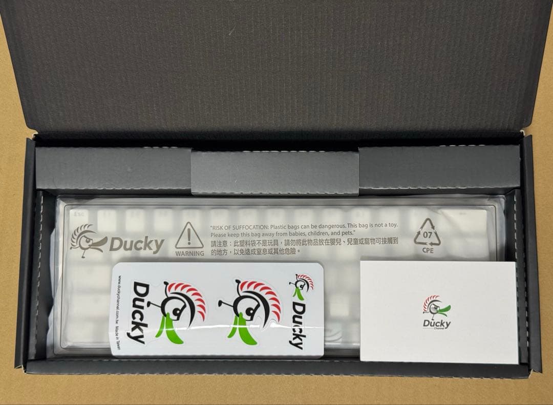 キーボード Ducky One 3 Mini 60% Classic Pure White