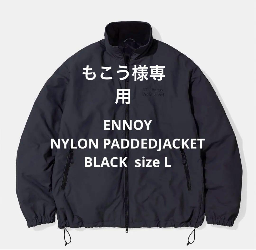 ジャケット・アウター ENNOY NYLON PADDEDJACKET(BLACK) size L