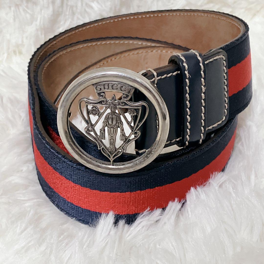 ✨希少✨ＧＵＣＣＩグッチ ベルト レザー シェリーライン クレスト