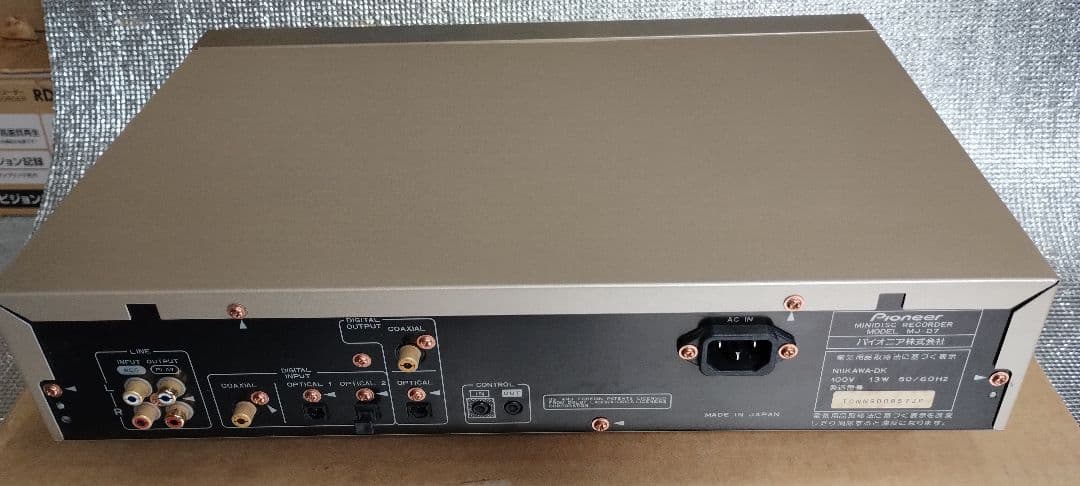 【ジャンク】パイオニア MJ-D7 MDレコーダー 箱付き 日本製