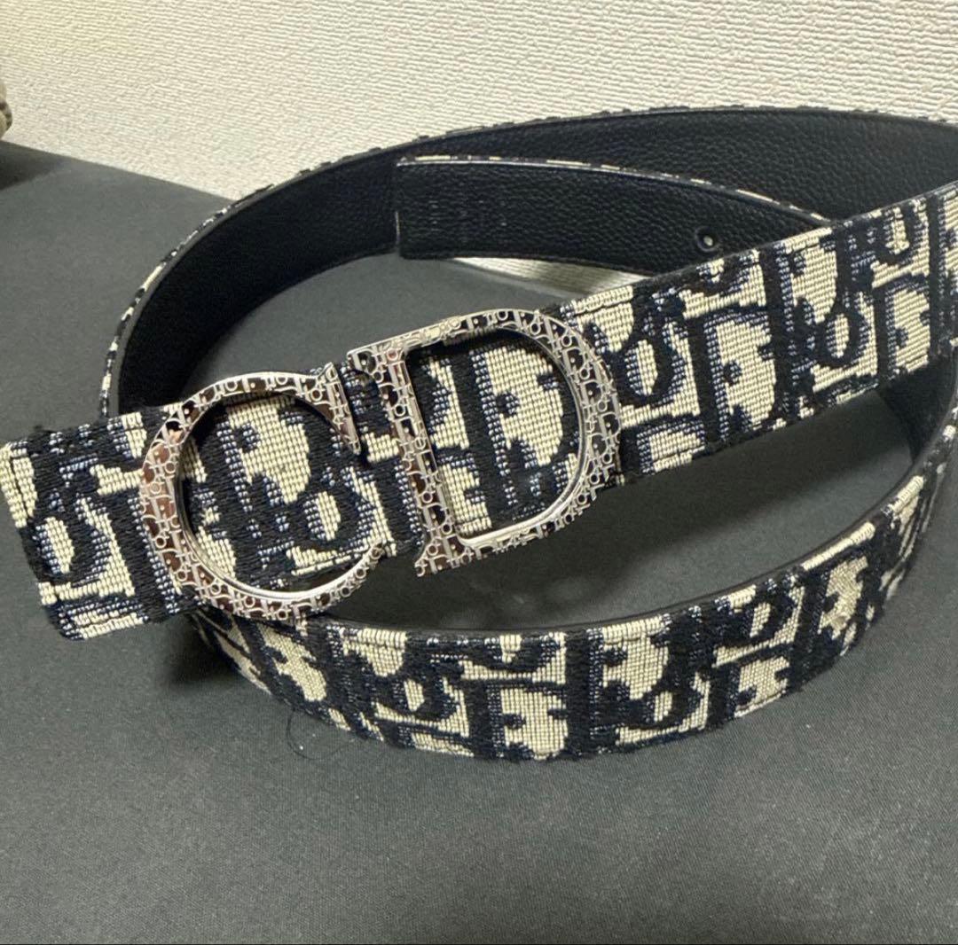 Dior　モノグラムベルト　CDロゴ