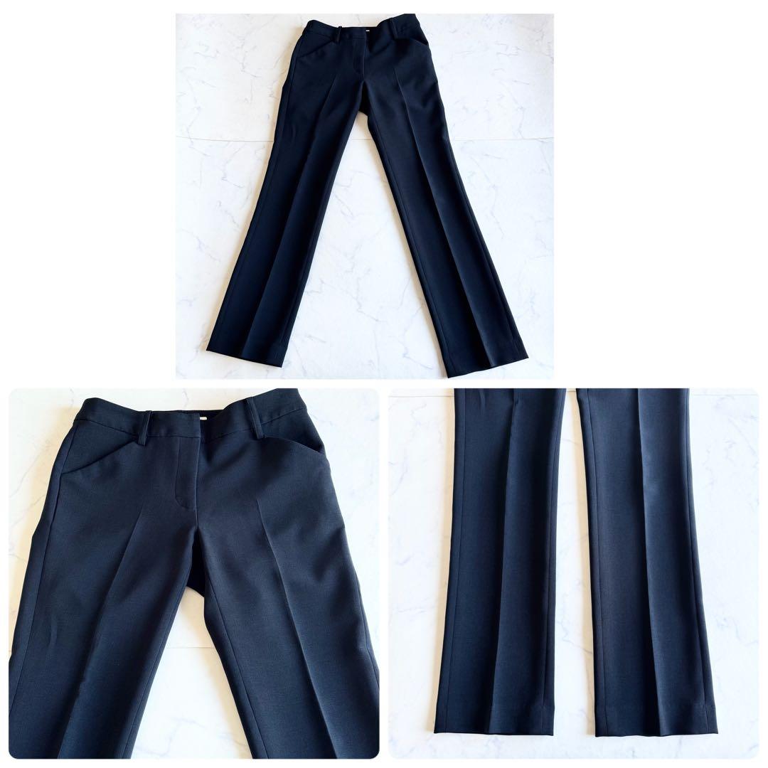 近年モデル ケイミー パンツスーツ セットアップ ストレッチ 洗える ネイビー