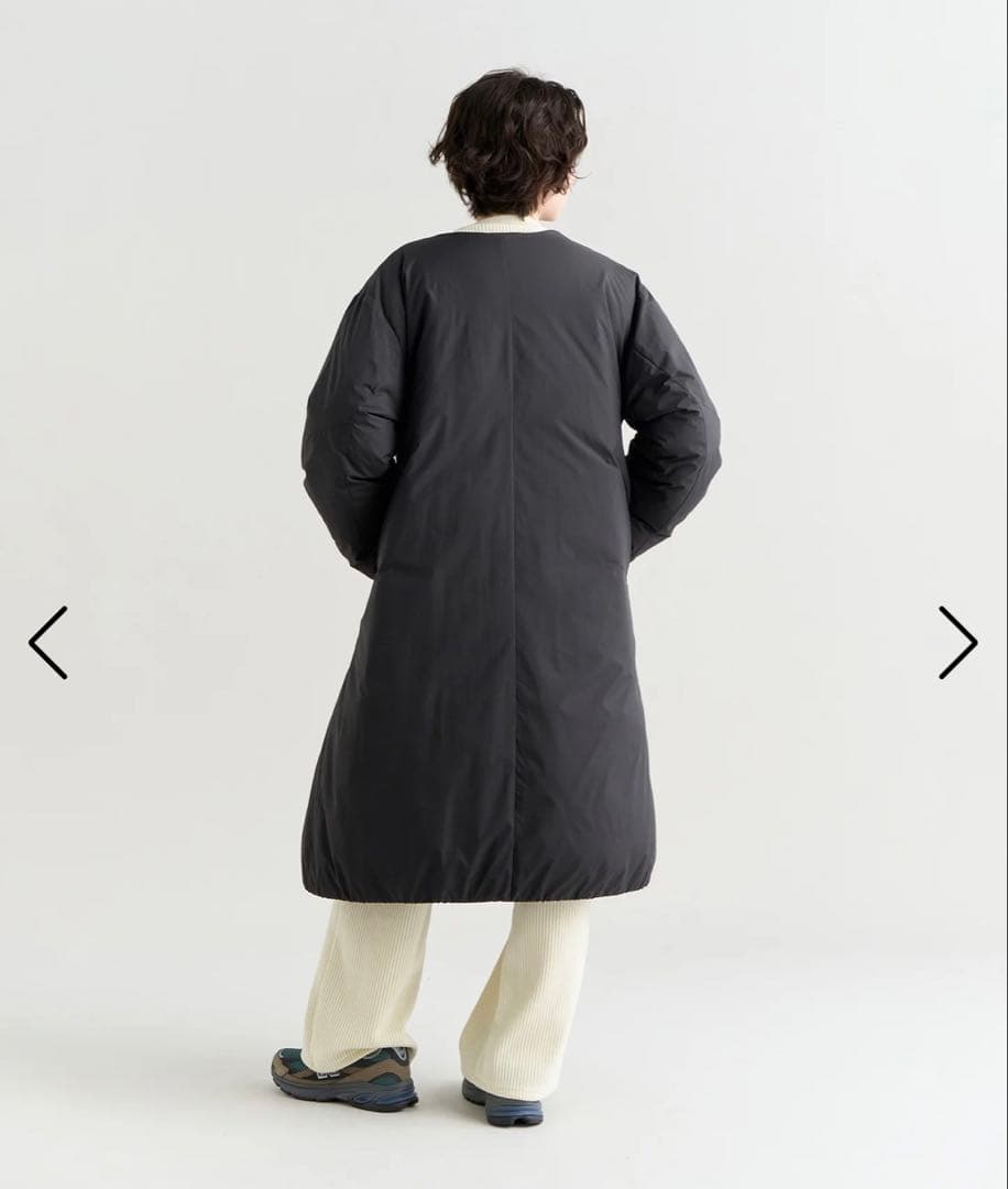 【NANGA】ブラック ロングダウンジャケット WM