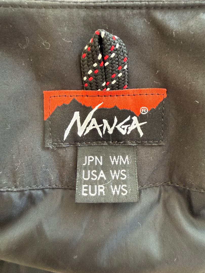 【NANGA】ブラック ロングダウンジャケット WM