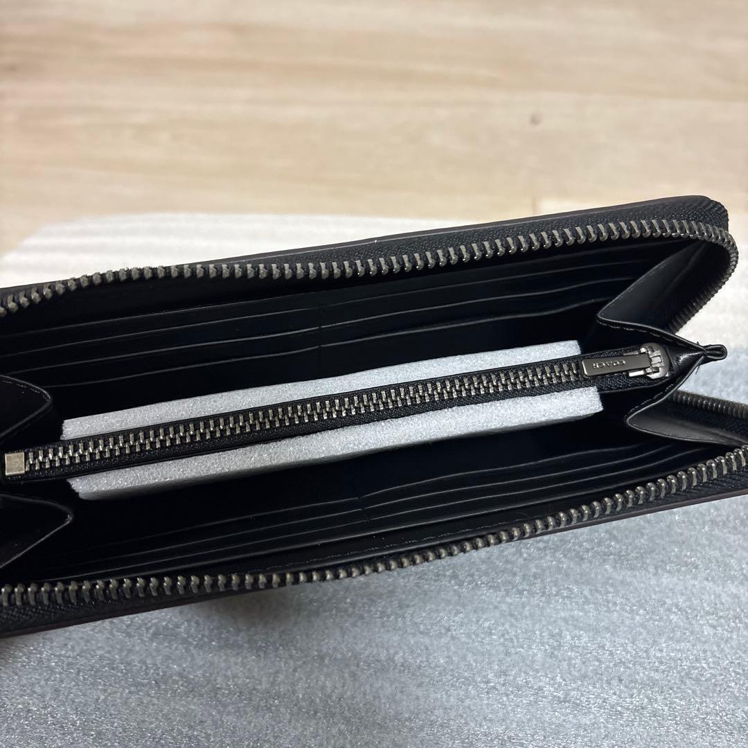 COACH メンズ 長財布 タン PVC ファスナー 新品