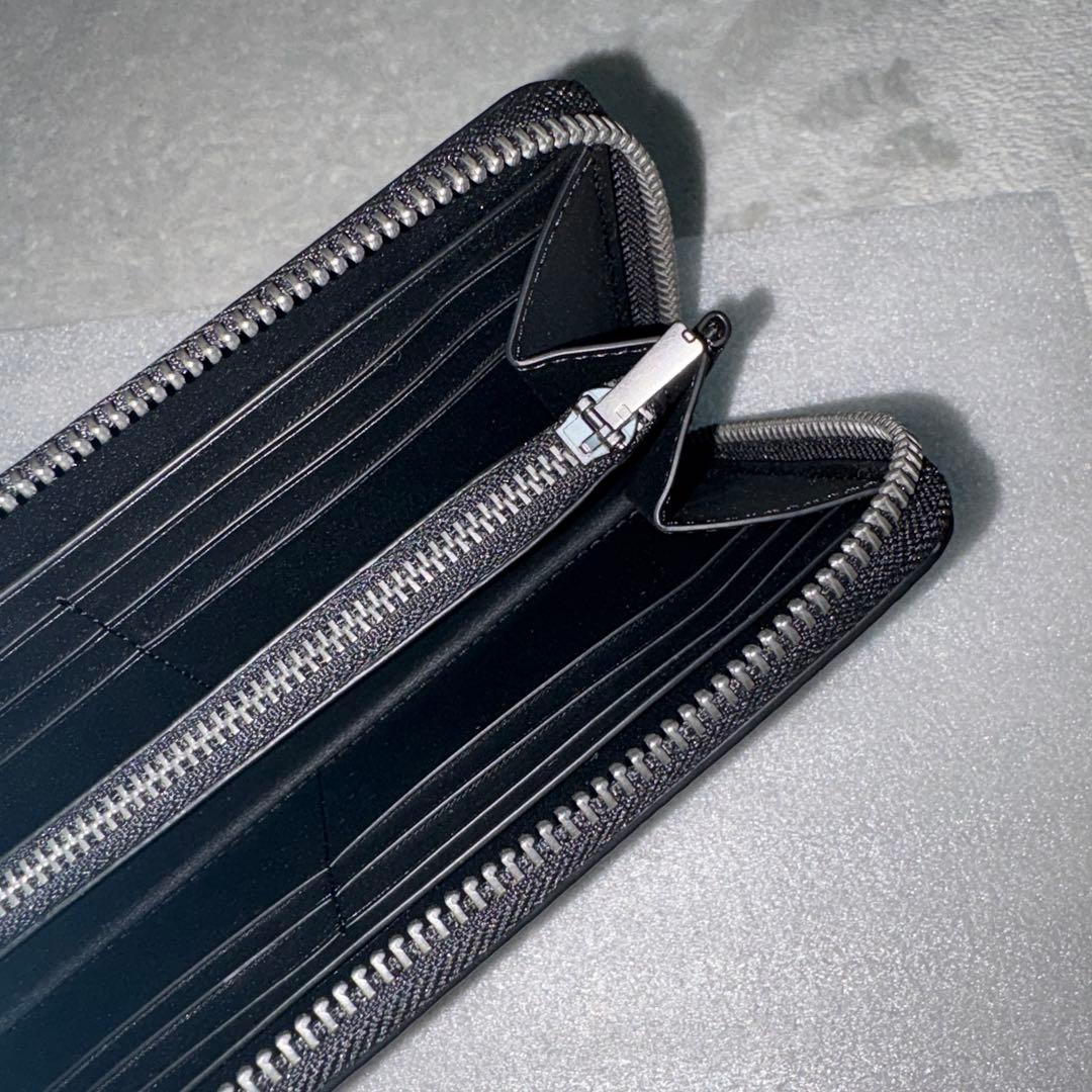 COACH ブラック 長財布 型押しデザイン今なら安くします！