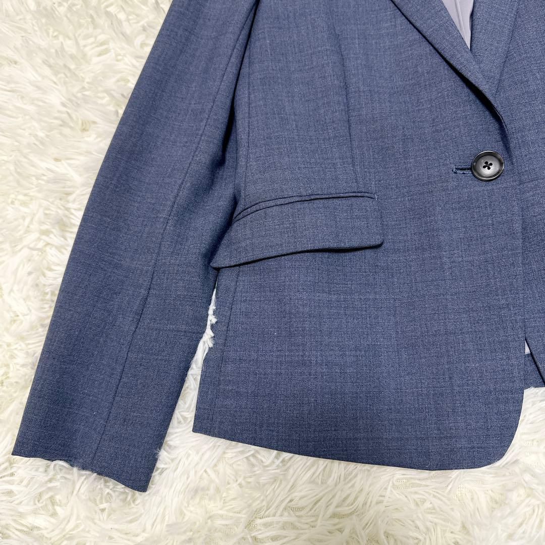 グリーンレーベルリラクシング パンツスーツ　ネイビー　36ノーカラー セット