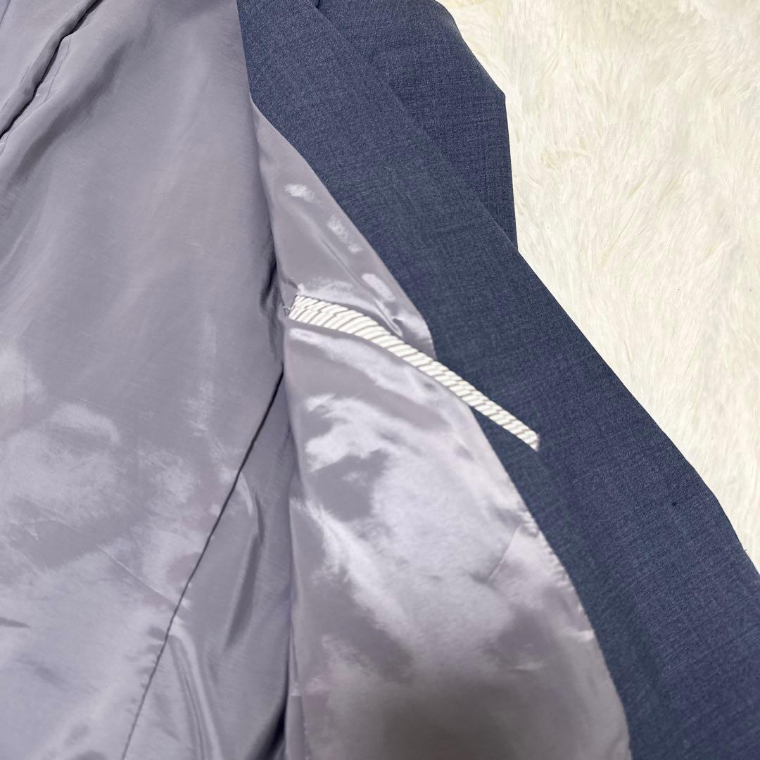 グリーンレーベルリラクシング パンツスーツ　ネイビー　36ノーカラー セット