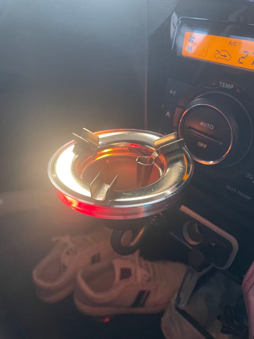 激レア　当時物　光る　チューリップ灰皿　旧車　昭和　GX71 街道　ハイソ