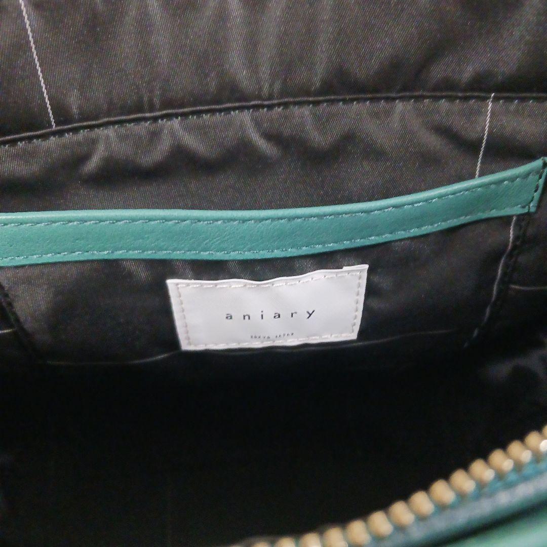 aniary ターコイズ レザー トートバッグ